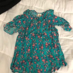 floral off the shoulder top